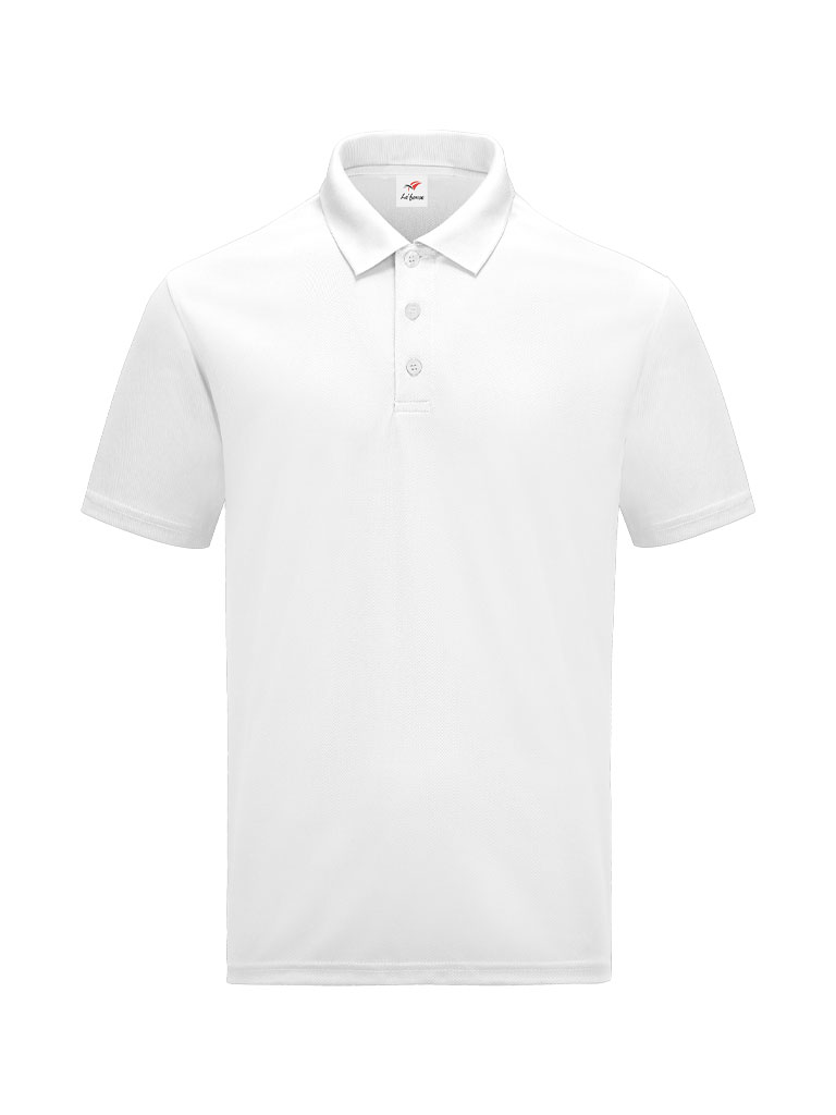 M2000 microfiber polo in white