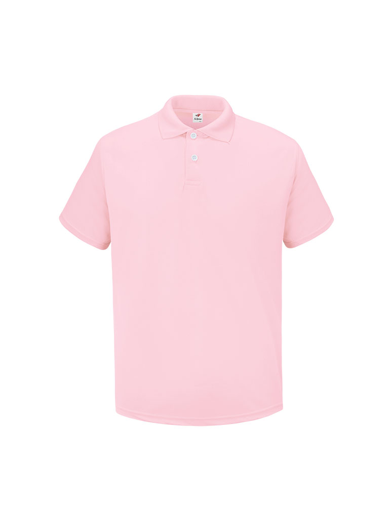 Female-fit M2000F microfiber polo in light pink