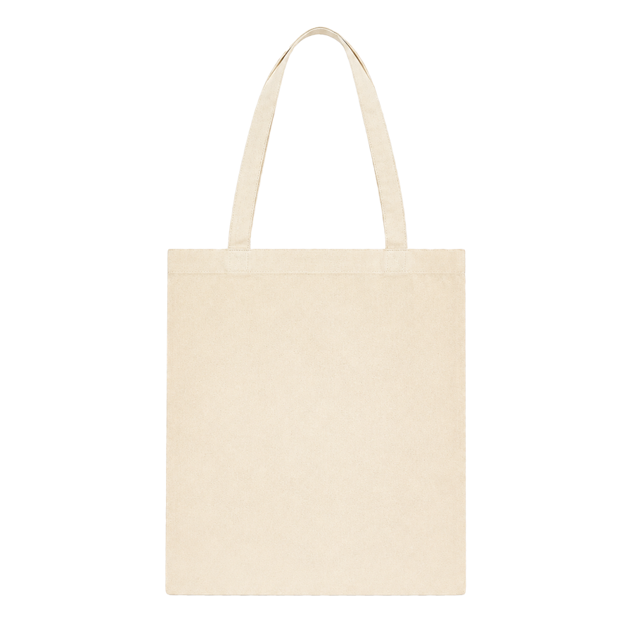 Natural canvas tote bag