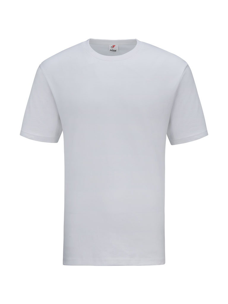 White RC06 cotton interlock T-shirt