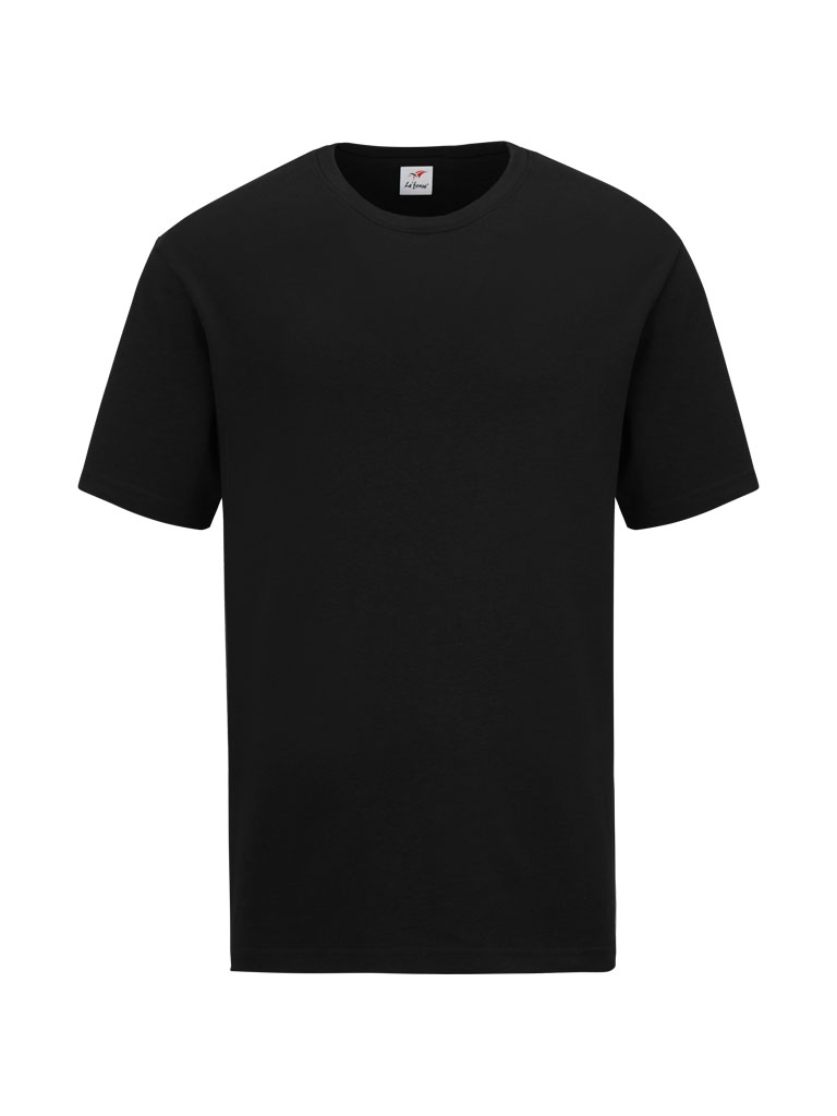 Black RC06 cotton interlock T-shirt